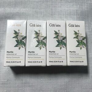 4 Pack Gya labs Myrtle Essential Oil .34 Oz Non-GMO
Glass Bottles